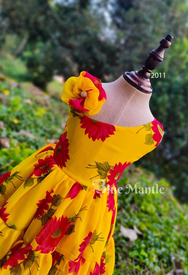 2011 Ready to dispatch: Sunflower Baby Frock