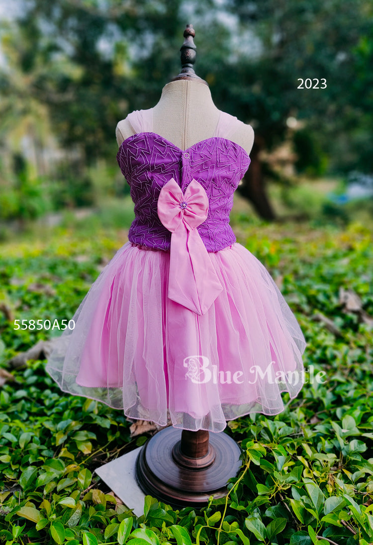 2023 Ready to Dispatch: Lavander and baby pink Blouse and Middy