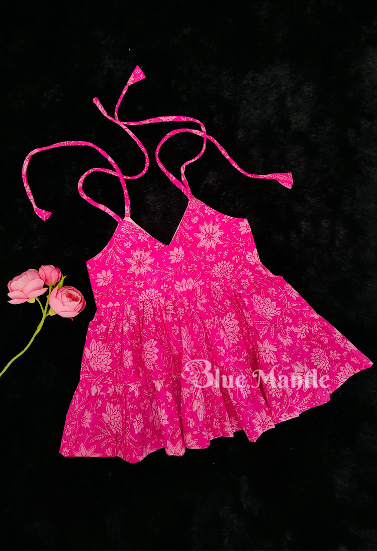 2053 "RAAREERAM" Ready to Dispatch: Pink Baby Frock