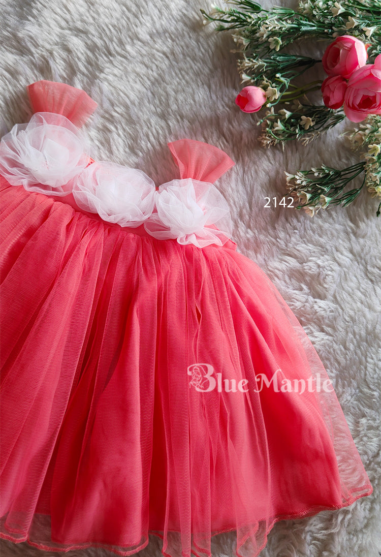 2142 Ready to Dispatch: Peach Frock