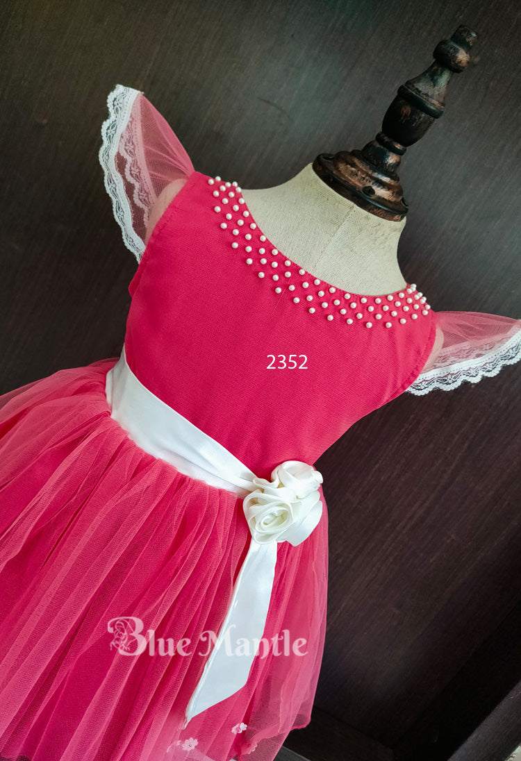 2352 Ready to Dispatch: Peach frock