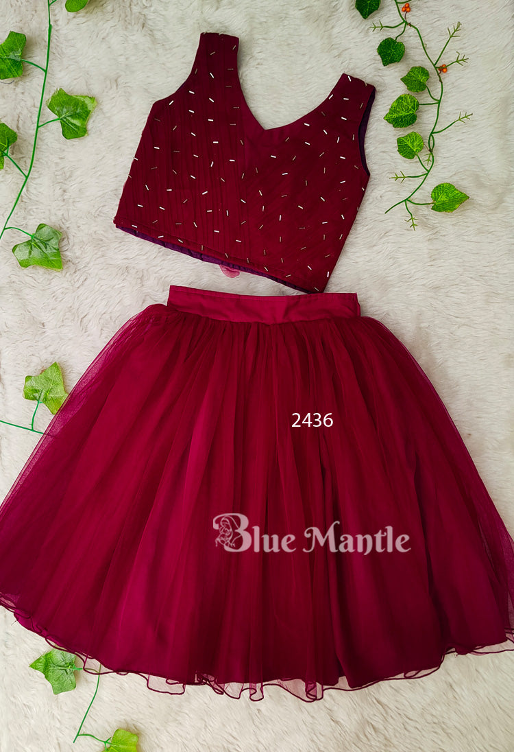 2436 Ready to Dispatch: Grape Middy and top