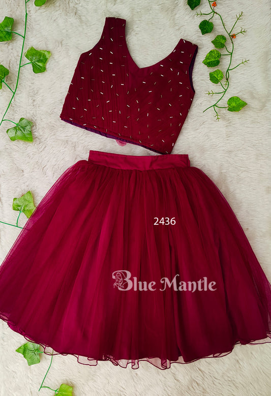 2436 Ready to Dispatch: Grape Middy and top