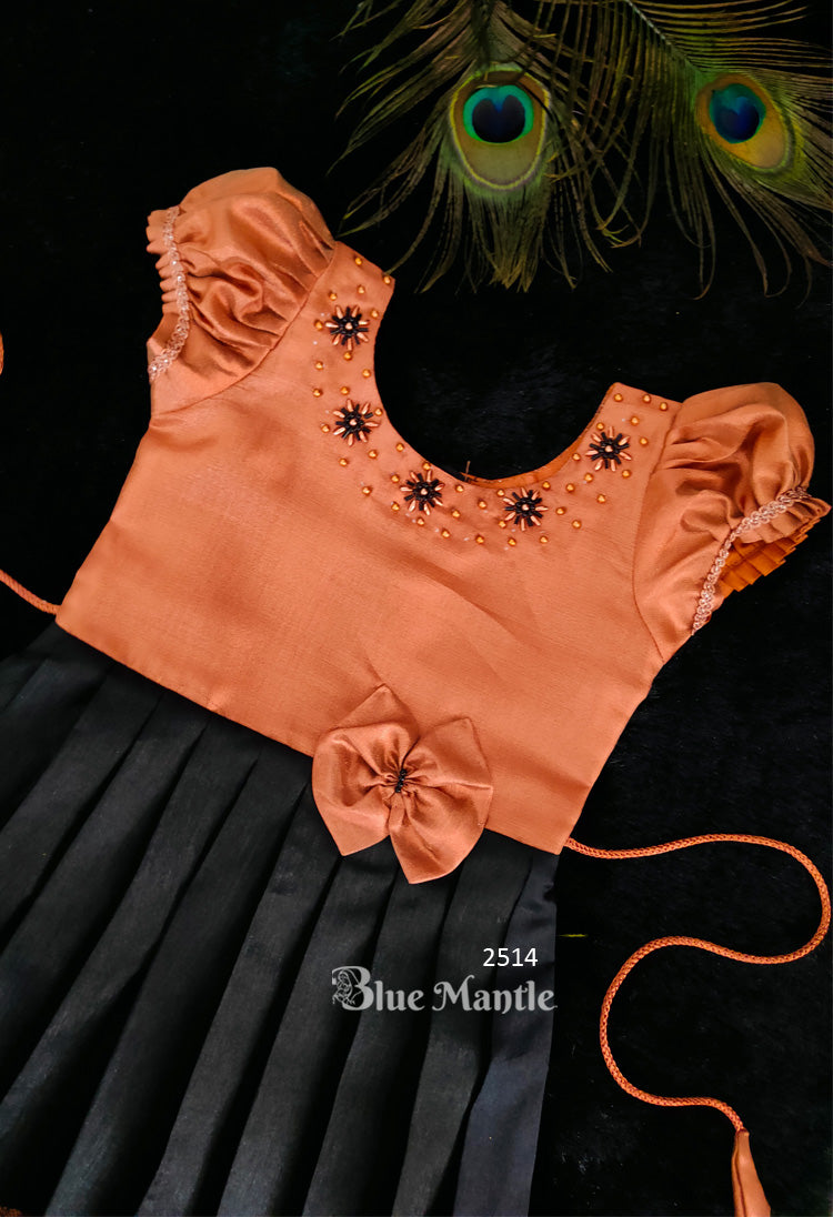 2514 Ready to Dispatch: Browns and Black Frock.