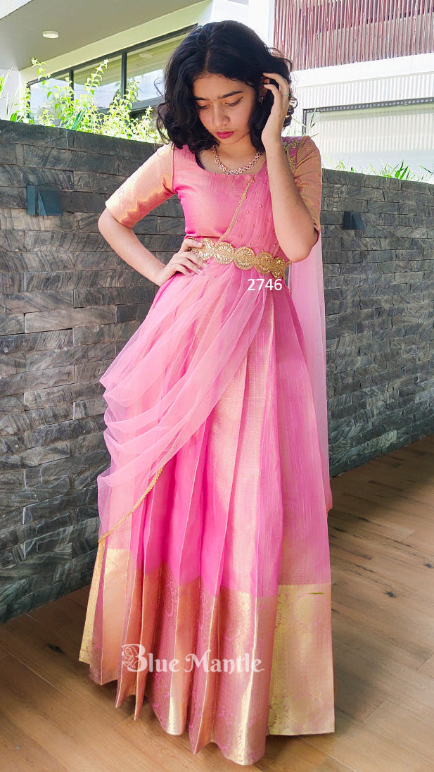 2746 Pre Order: "Rosemary" Rosegold Dhavani- Dispatch on 10-15 days