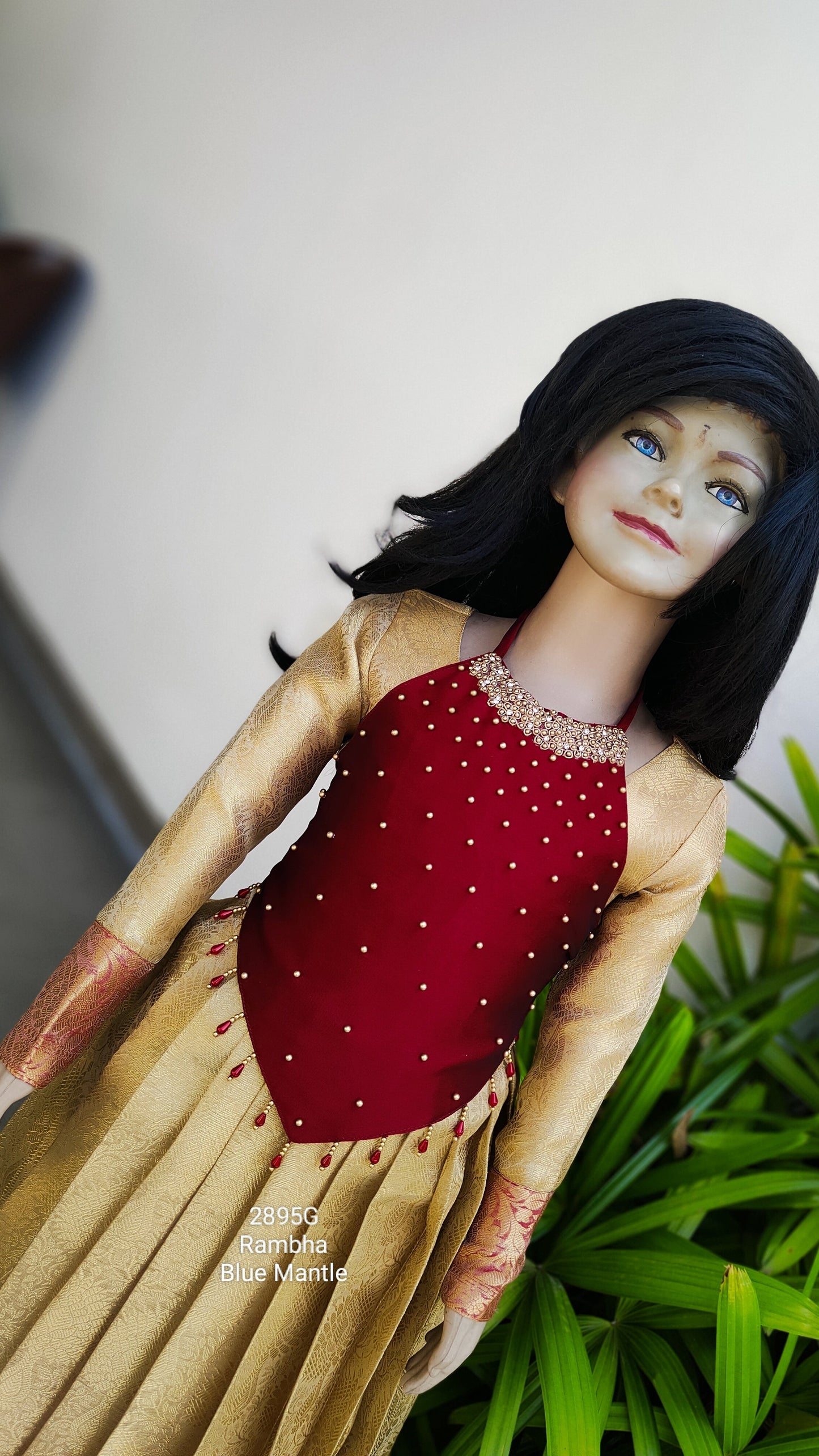 2895G: "Rambha Gown" - Dispatch on 10-15 days