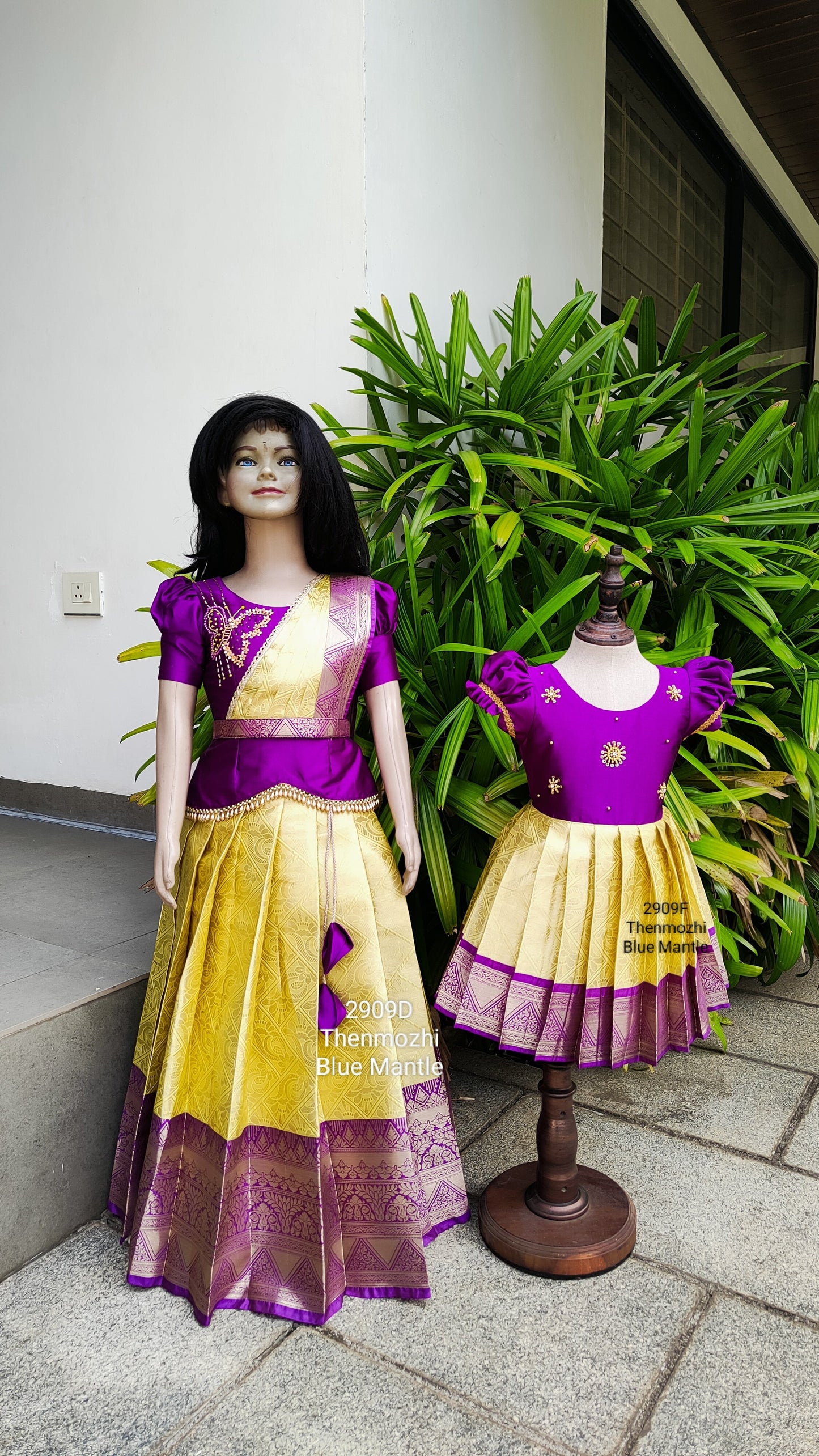 2909F: "Thenmozhi frock"- Ready to Dispatch