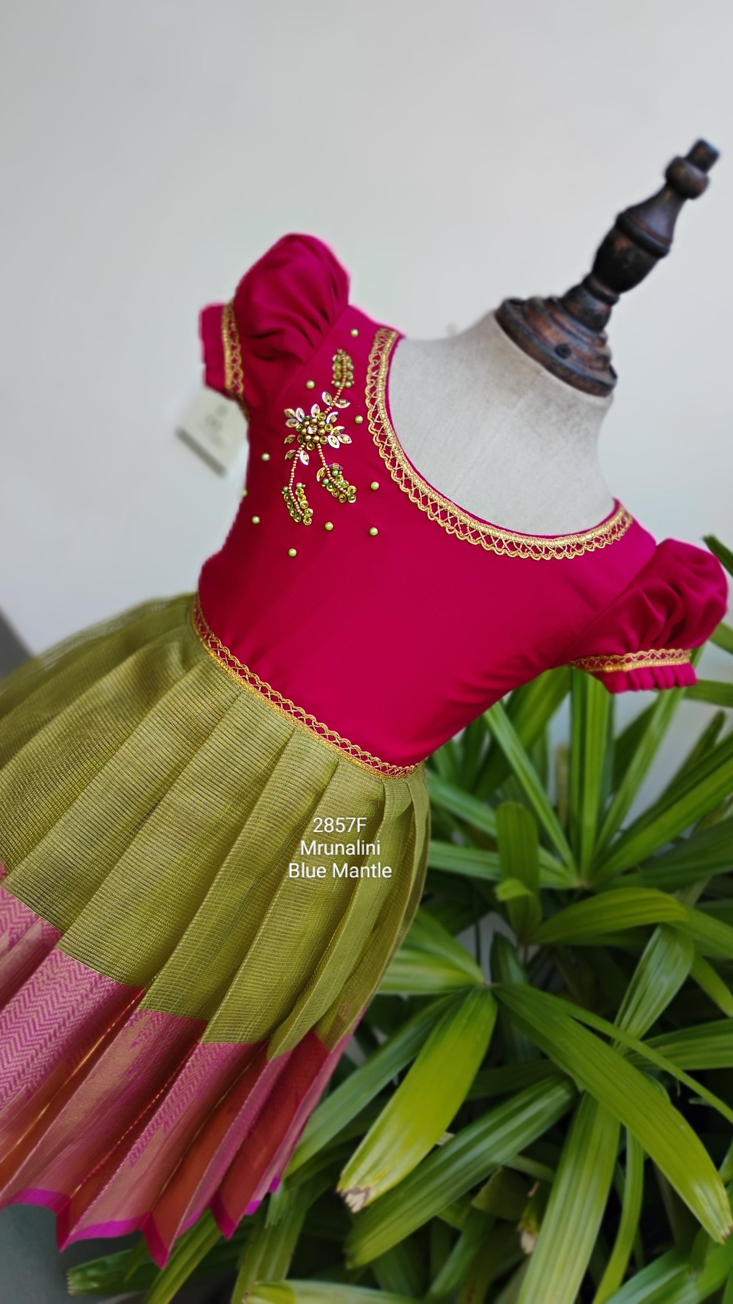2857F: "Mrunalini frock"- Dispatch on 3-4 days