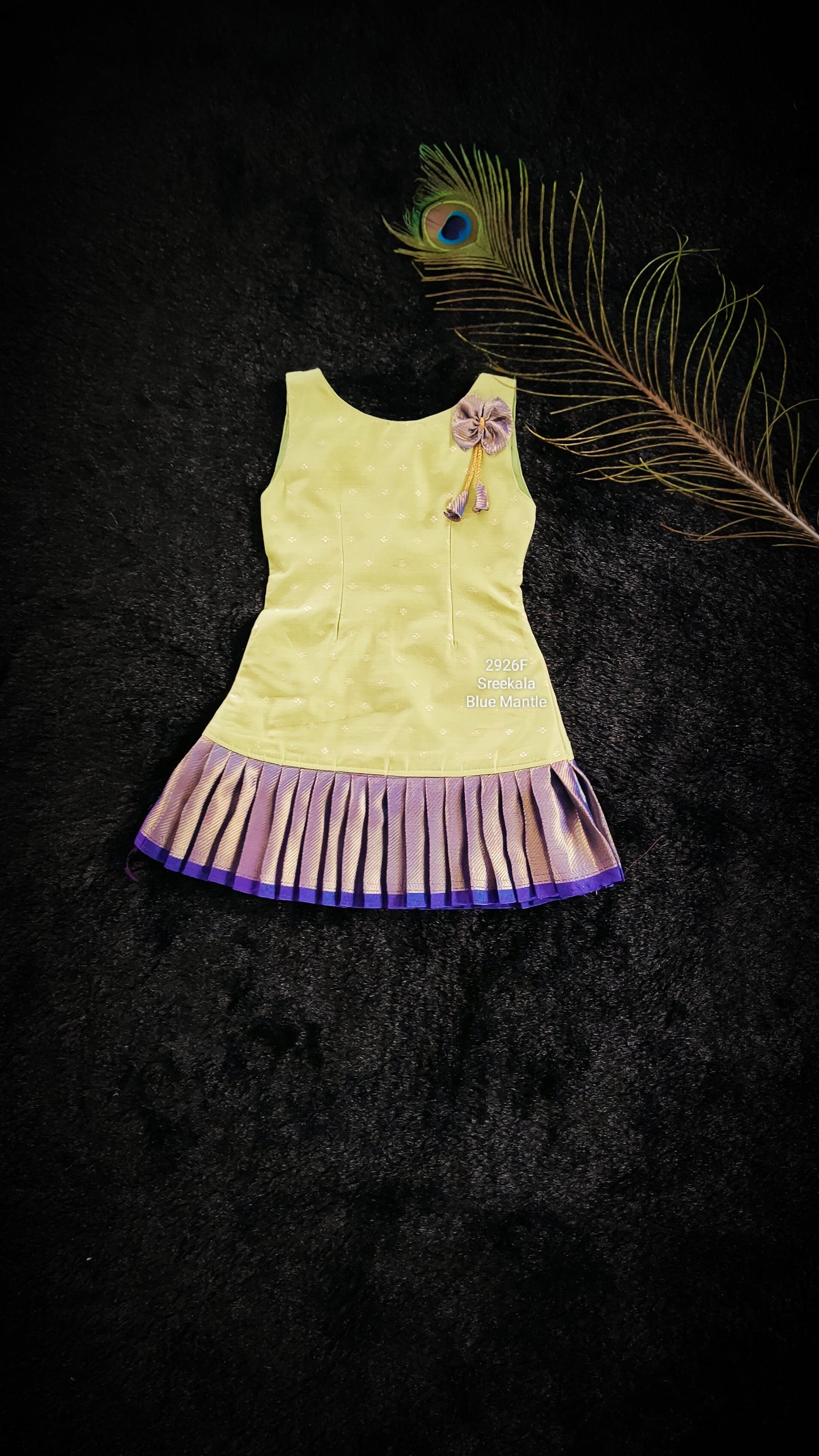 2926F: "Sreekala Frock" - Dispatch on 3-4 days
