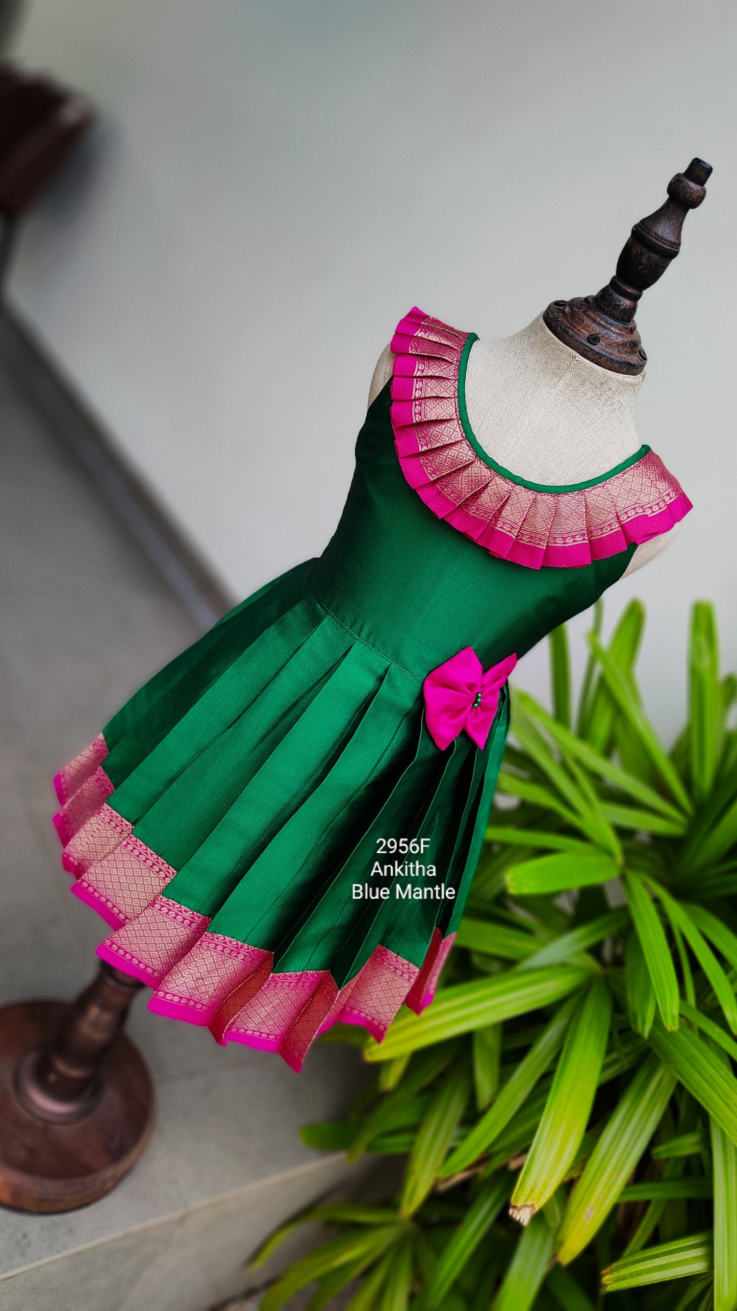 2956F: "Ankitha frock"- Dispatch on 4-6 days