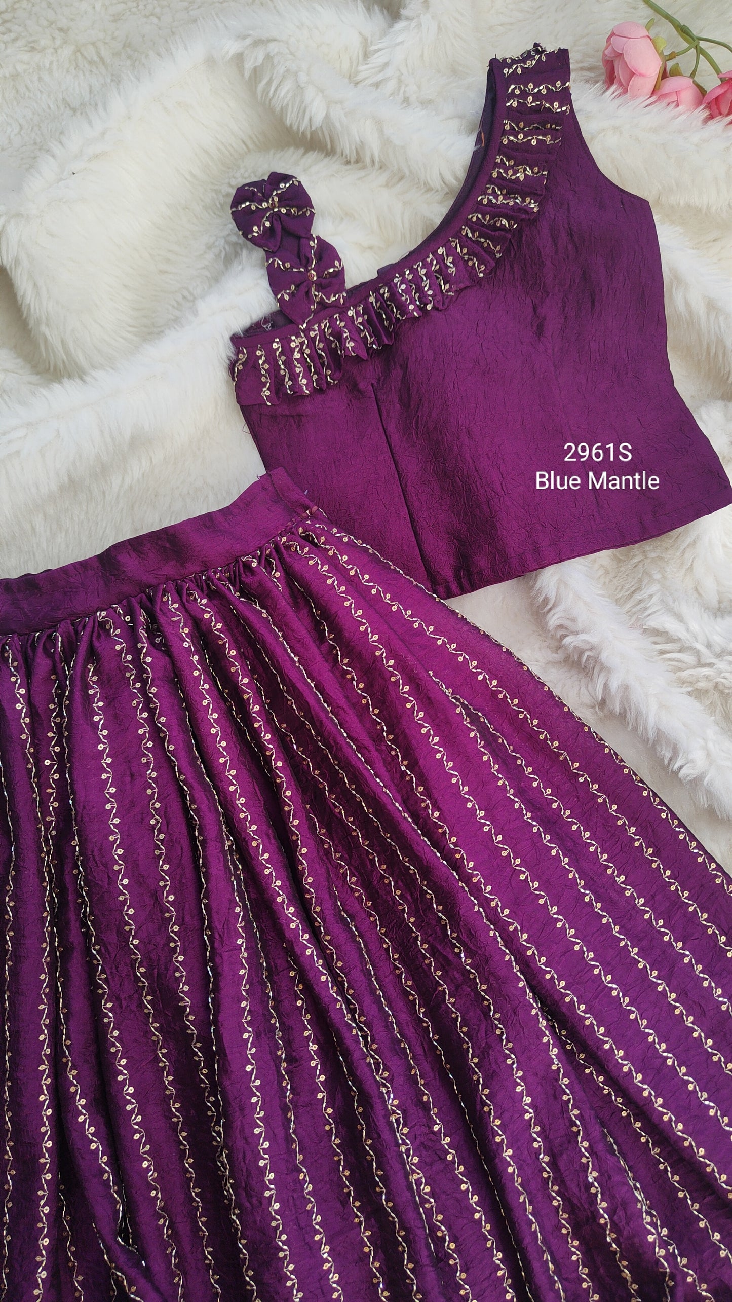 2961S: Grape vine Skirt - Ready to Dispatch