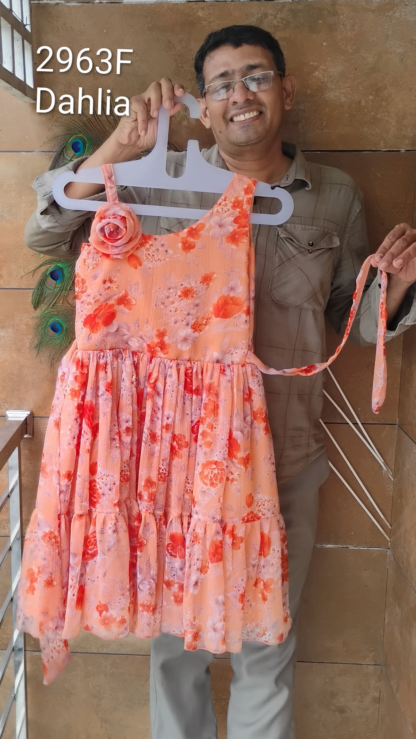2963F: "Dahlia Frock"- Ready to Dispatch
