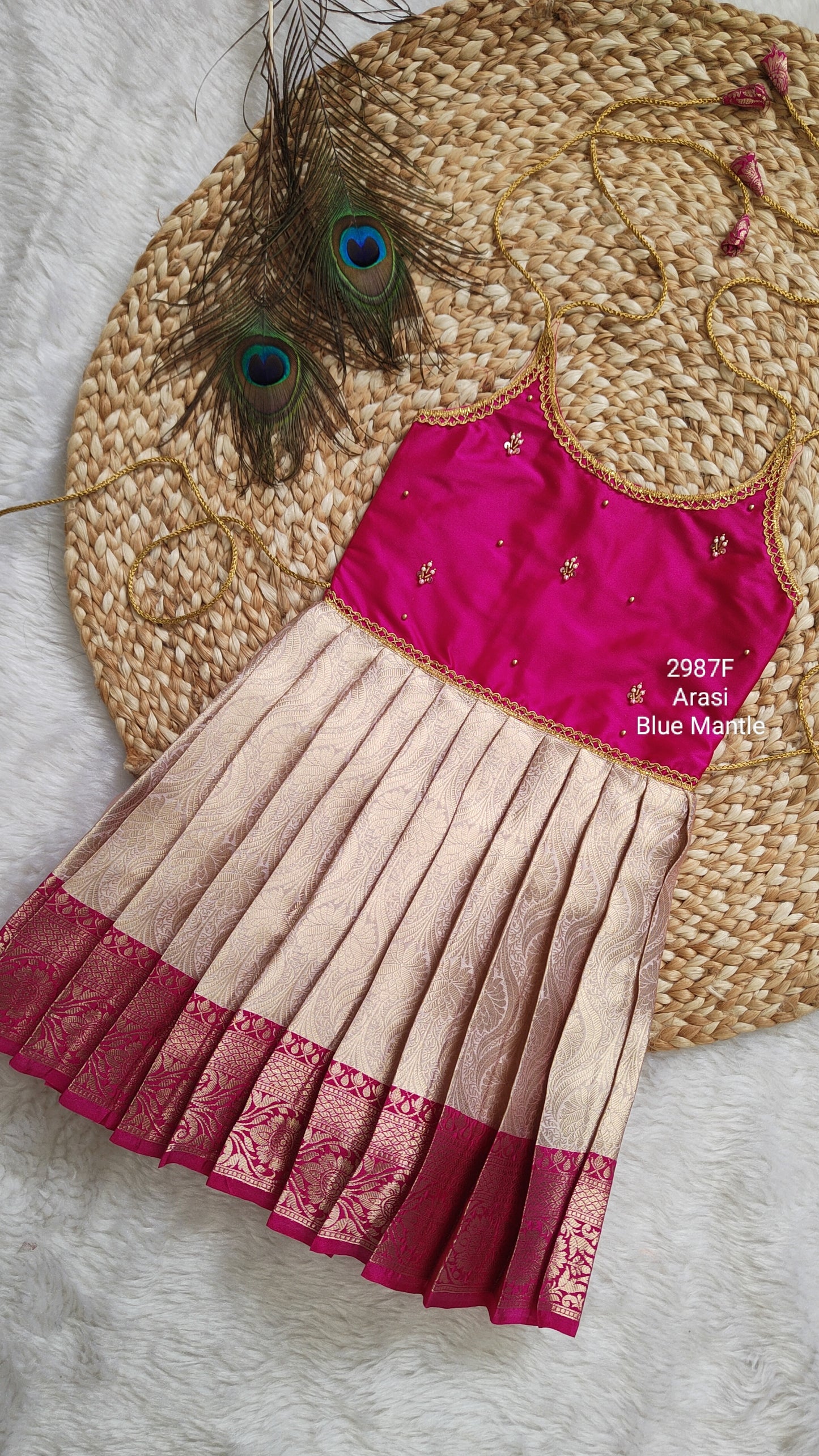 2987F: "Arasi Frock"- Ready to Dispatch