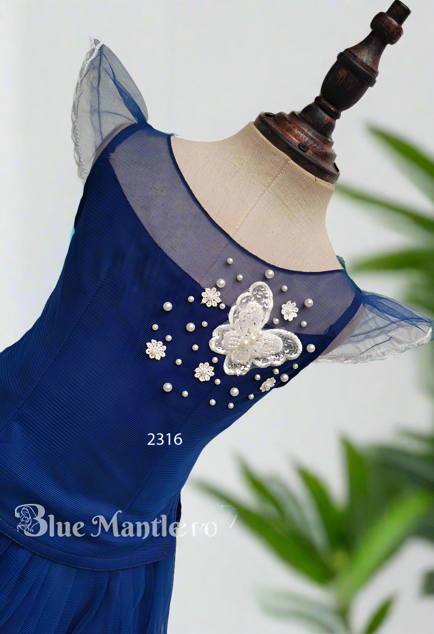 2316 Ready to Dispatch: Blue Midi & Top