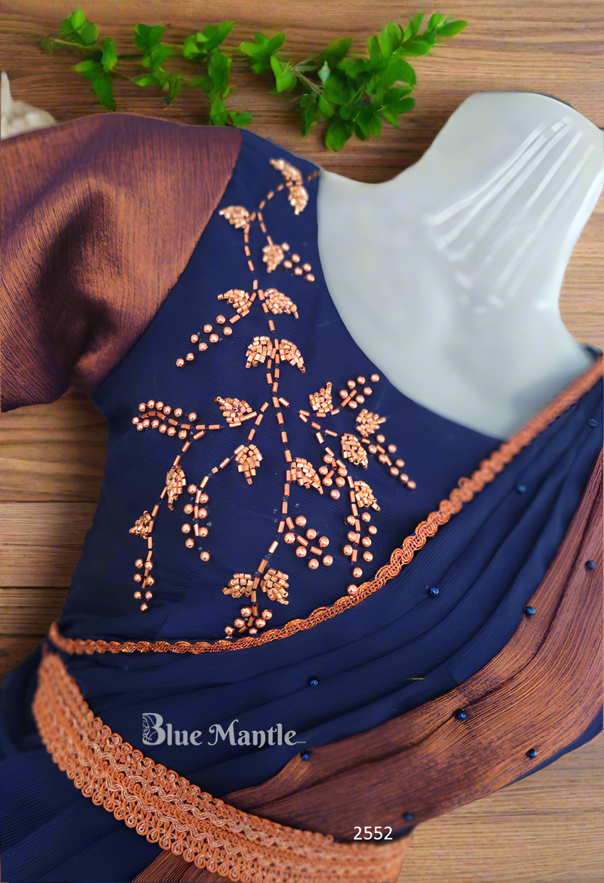 2552 Ready to Dispatch: Blue Bronze Dhavani