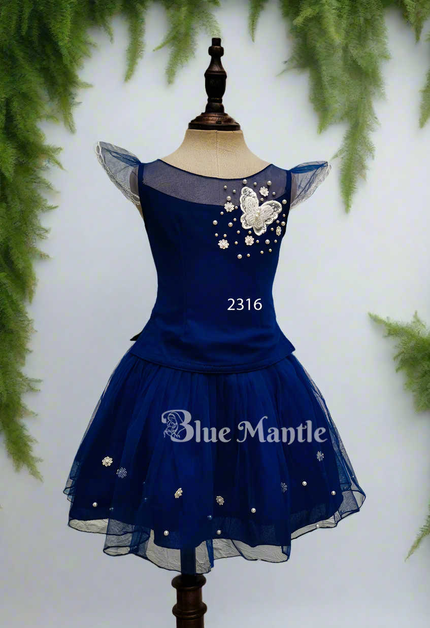 2316 Ready to Dispatch: Blue Midi & Top