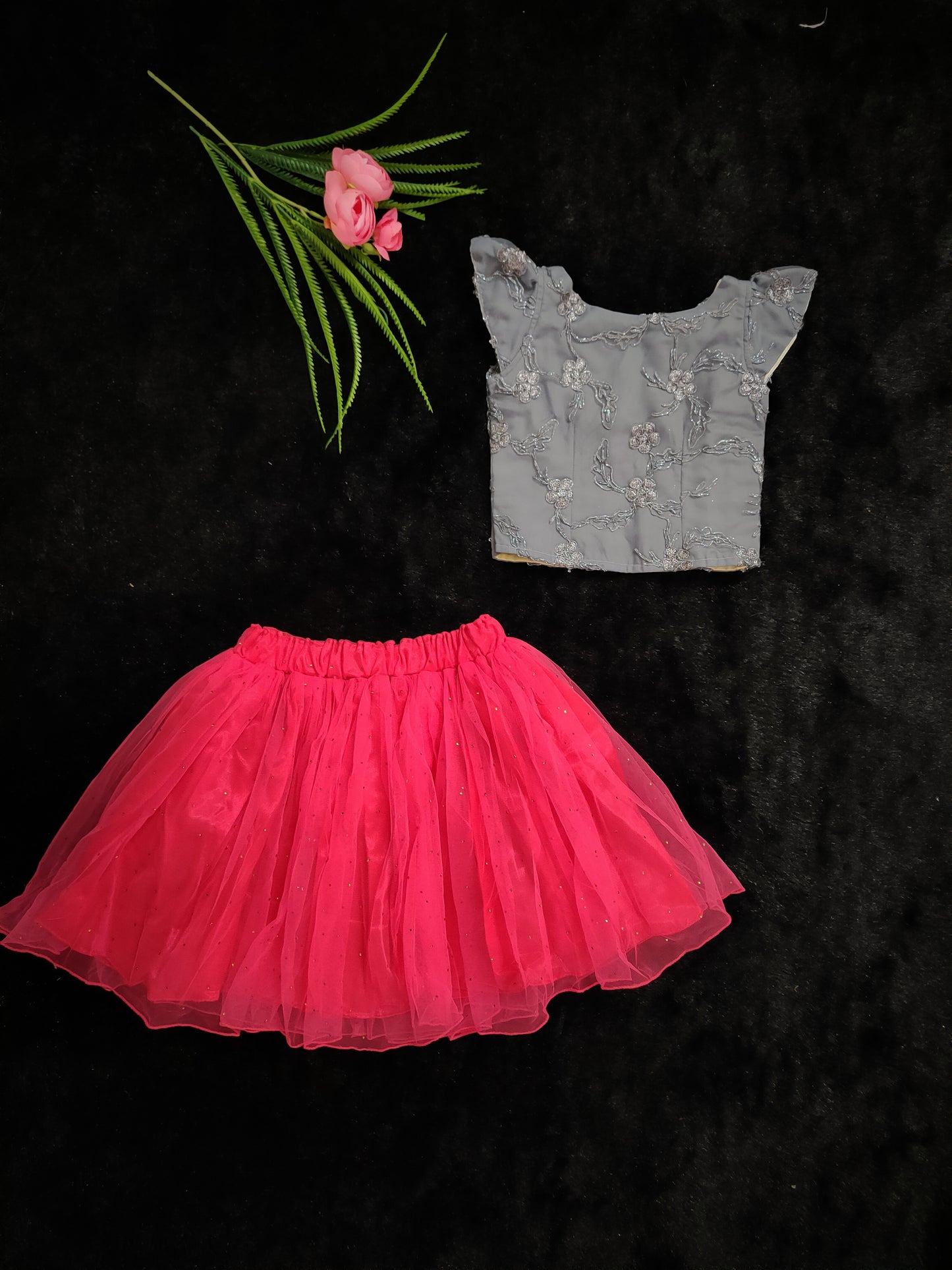 M4 Ready to Dispatch: Ash Blouse and peach Middy