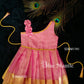 1741: Rose Gold Baby Frock - "Small damage, Big discount"