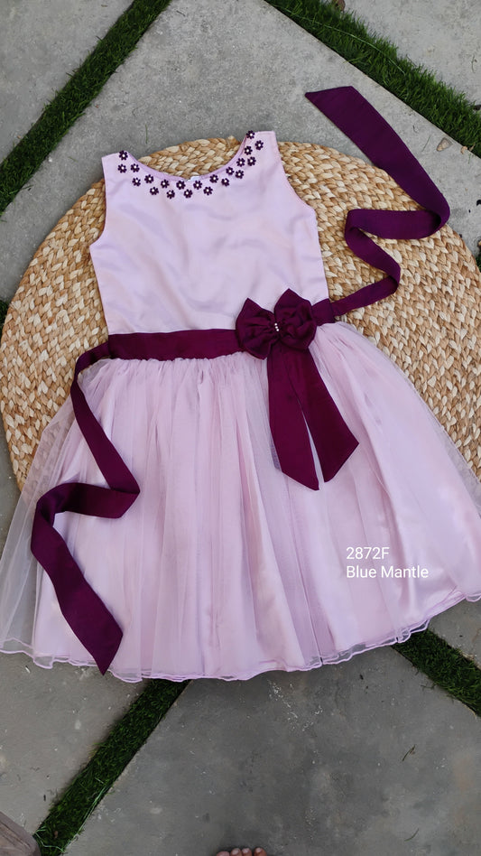 2872F: Pale Mauve Frock - Ready to Dispatch