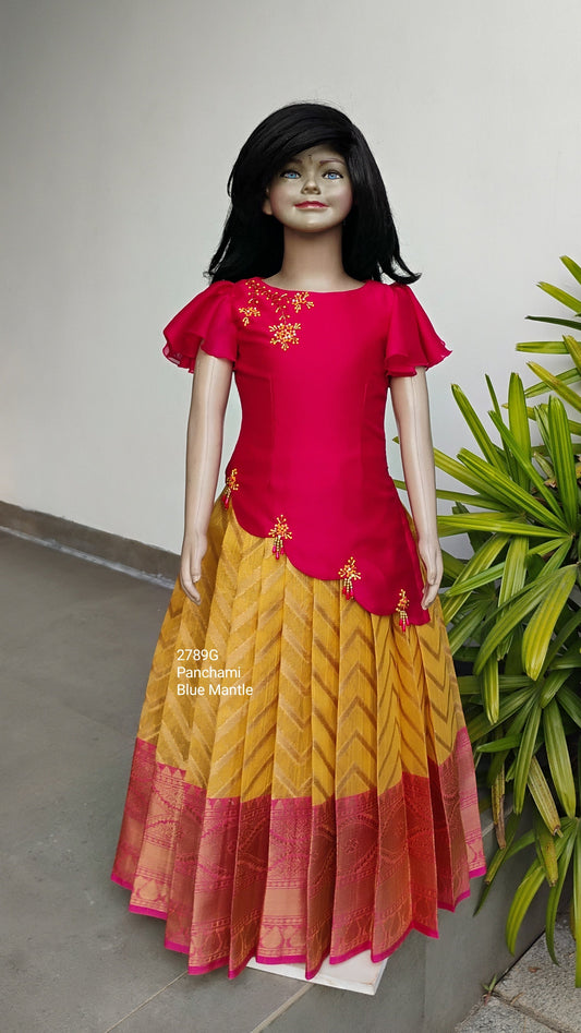 2789G: "Panchami Gown Yellow" - Ready to Dispatch