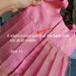 1741: Rose Gold Baby Frock - "Small damage, Big discount"