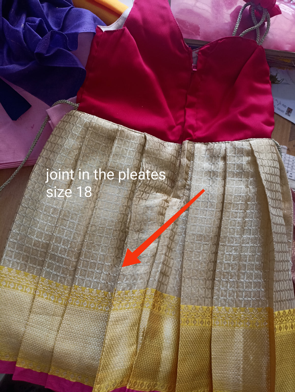 2804F: "Yavanika Frock"- "Small Damage, Big discount"