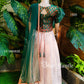 1920 Ready to Dispatch: Green & Off-White and Bronze Little Dhavani