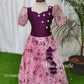 2010Ready to Dispatch: Grape& light pink Organza Skirt & Top