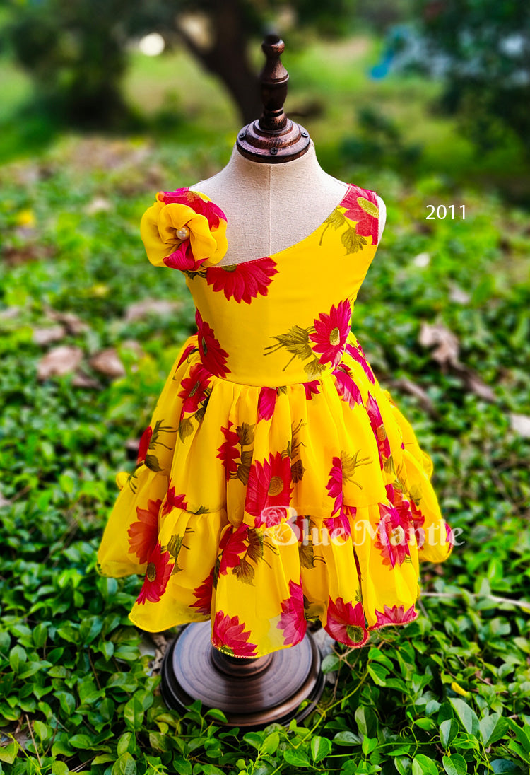 2011 Ready to dispatch: Sunflower Baby Frock