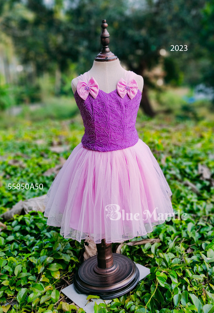 2023 Ready to Dispatch: Lavander and baby pink Blouse and Middy