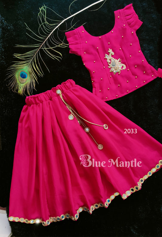 2033 Ready to Dispatch: Hot Pink Skirt & Blouse
