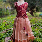 2048 Pre Order: MeroonBronce Skirt & Semi Blouse-Feb 28