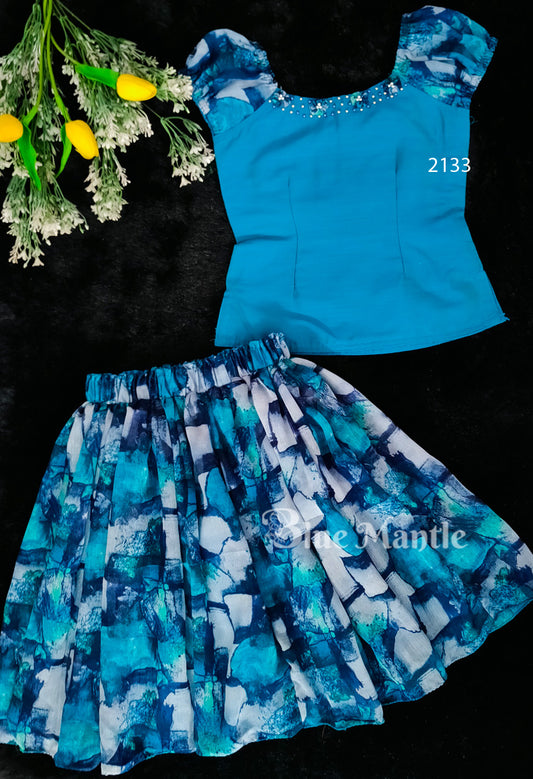 2133 Ready to Dispatch: Blue Middy Blouse