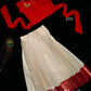 2332 Ready to Dispatch:Red & Golden Skirt