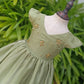 2477B Ready to Dispatch: Blooming Pastel Green Frock