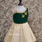 2507 Ready to Dispatch: Green & Tissue Frock