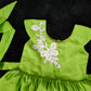 2632 Ready to Dispatch: Parrot Green  Frock