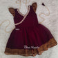 2661 Ready To Dispatch: "Coffee Brown"  Frock.