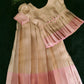 2679 Pre Order: Light Gold and Light Pink Long Blouse & Skirt. Dispatch on March 22.