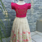 2718 Ready to Dispatch: "ARAYANNAM" Full skirt& crop top