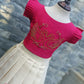 2718 Ready to Dispatch: "ARAYANNAM" Full skirt& crop top