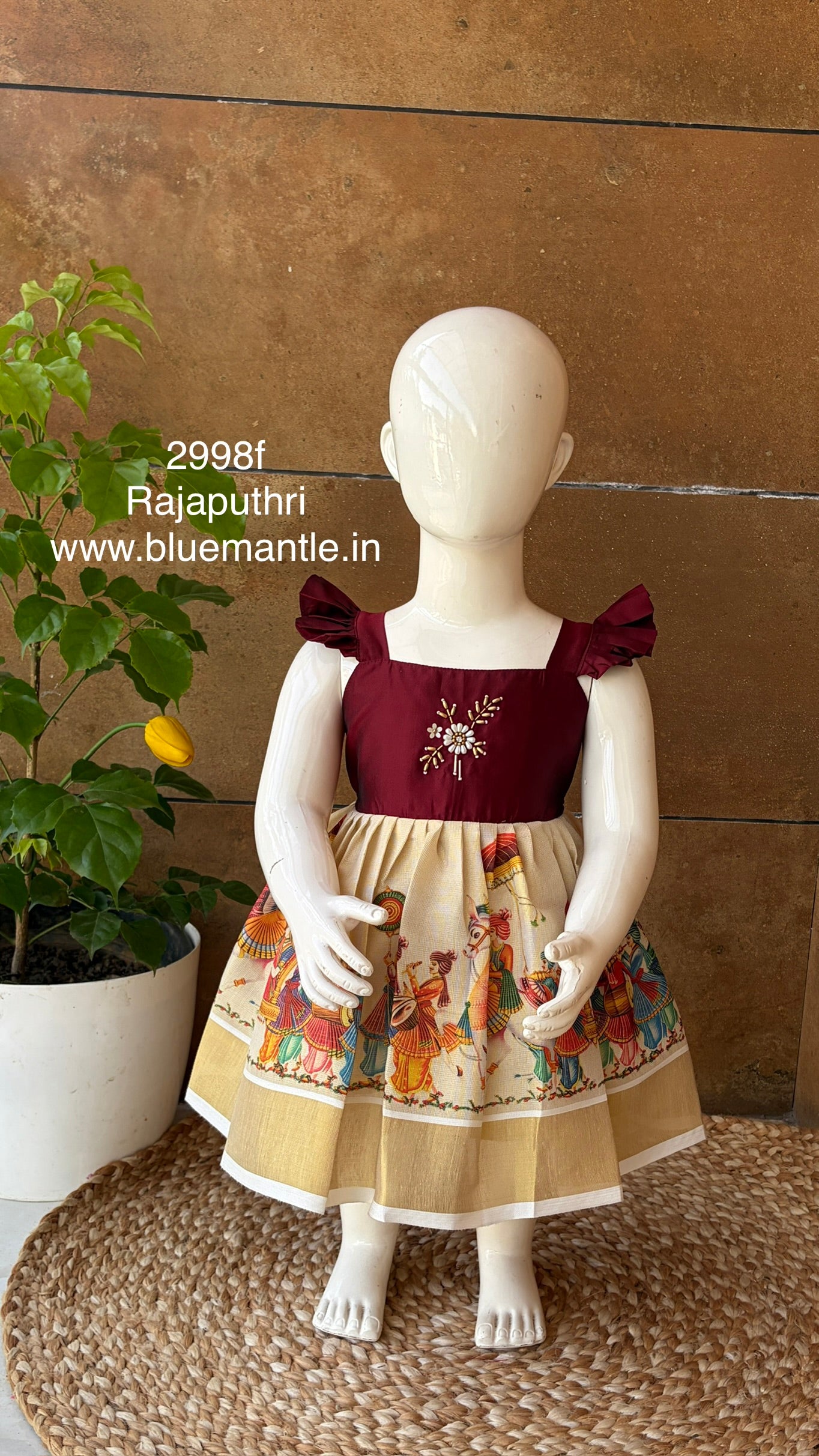 2998F: "Raja Puthry Frock"- Sending In 4 days