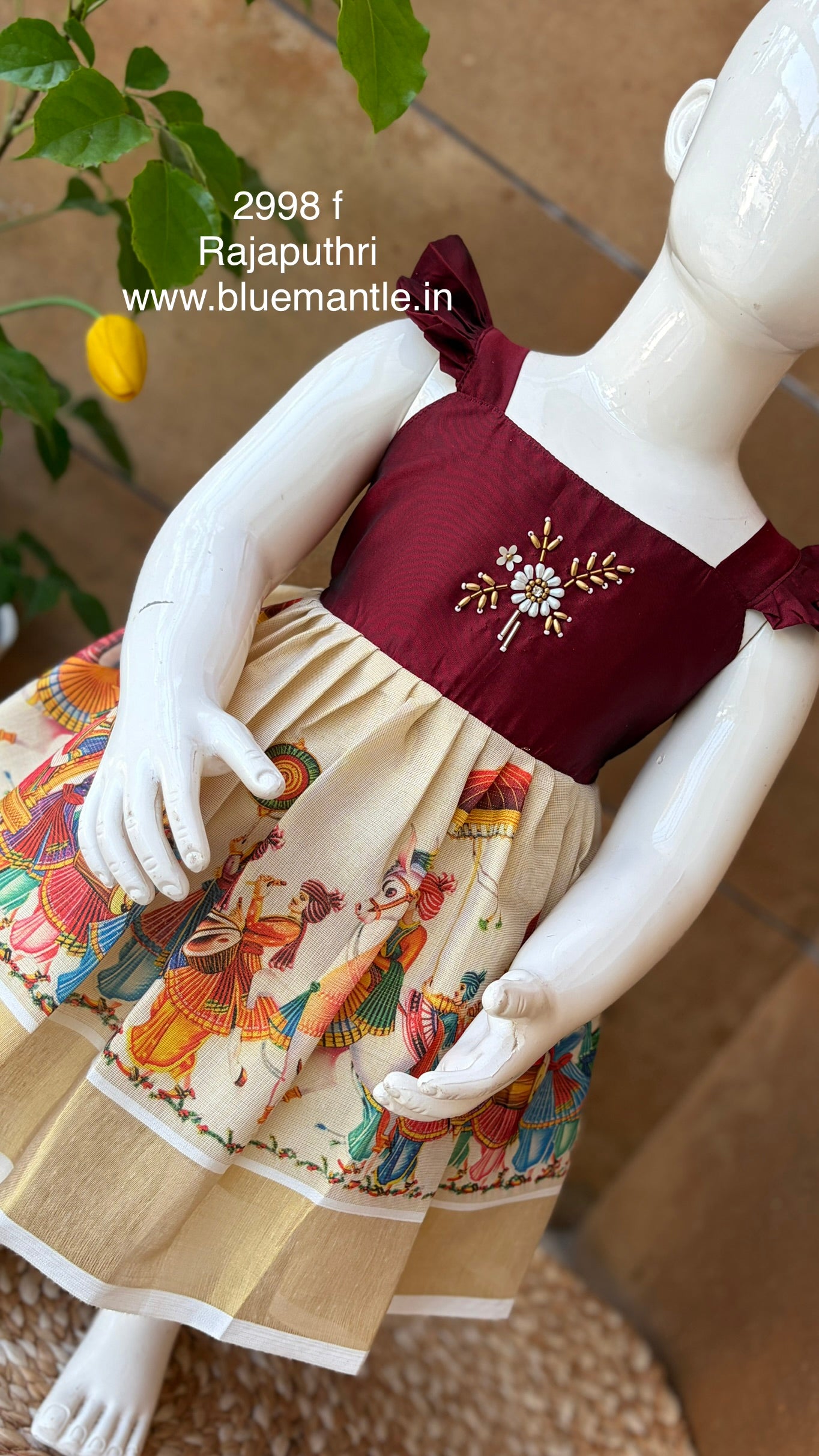2998F: "Raja Puthry Frock"- Sending In 4 days
