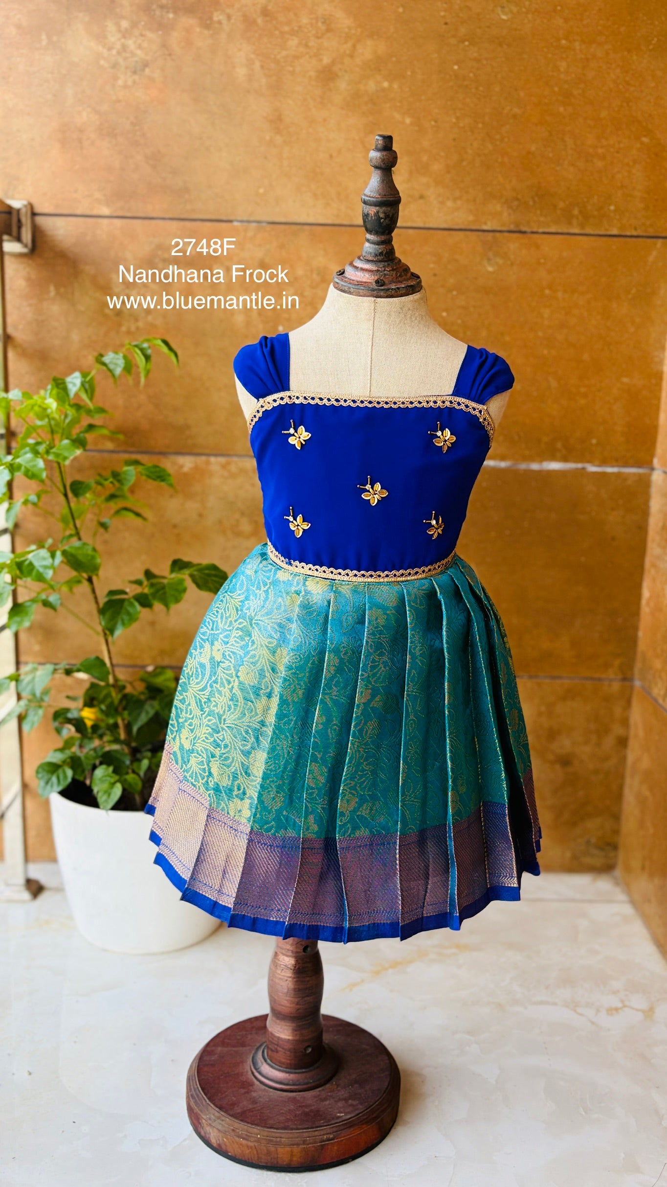 2748F - "Nandhana Frock''- Sending on September 2nd
