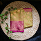 2627A Ready to Dispatch: "Sarangi" Pinkish Grape &Olive Green Saree