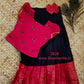 2828 - Red and Black skirt and blouse - Ready to dispatch