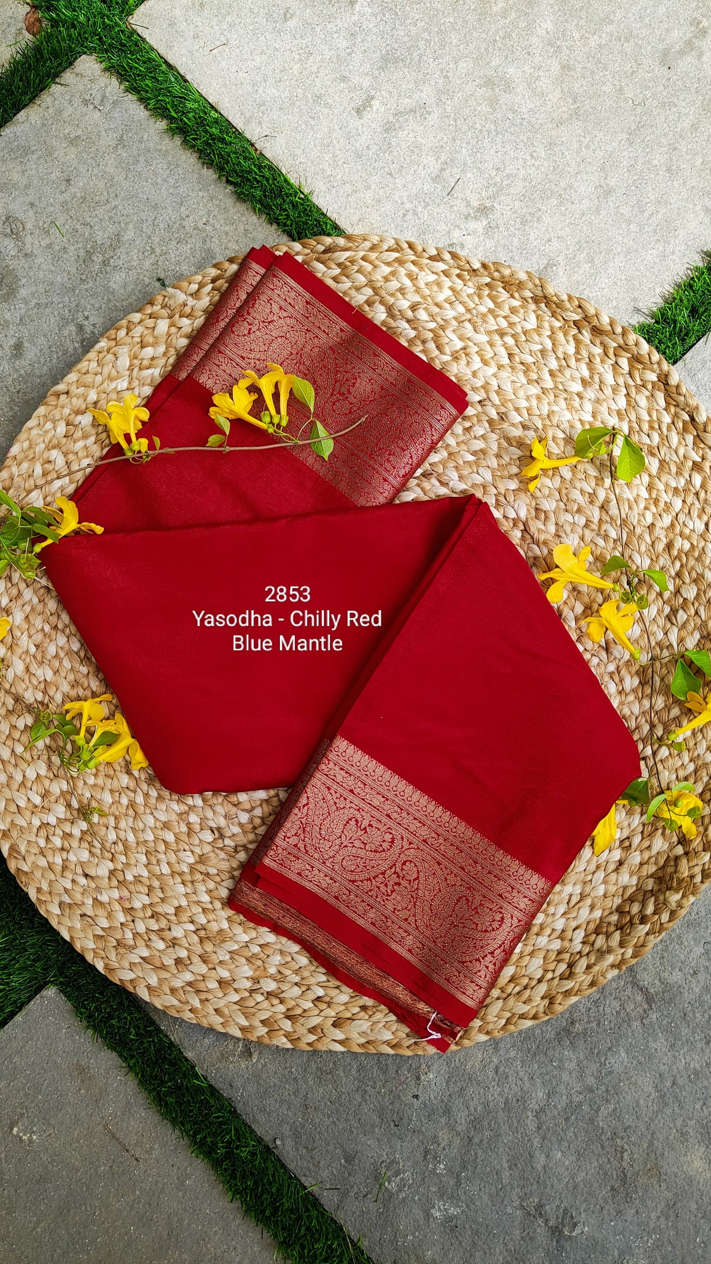 2853: 'Yasodha' - Chilly Red