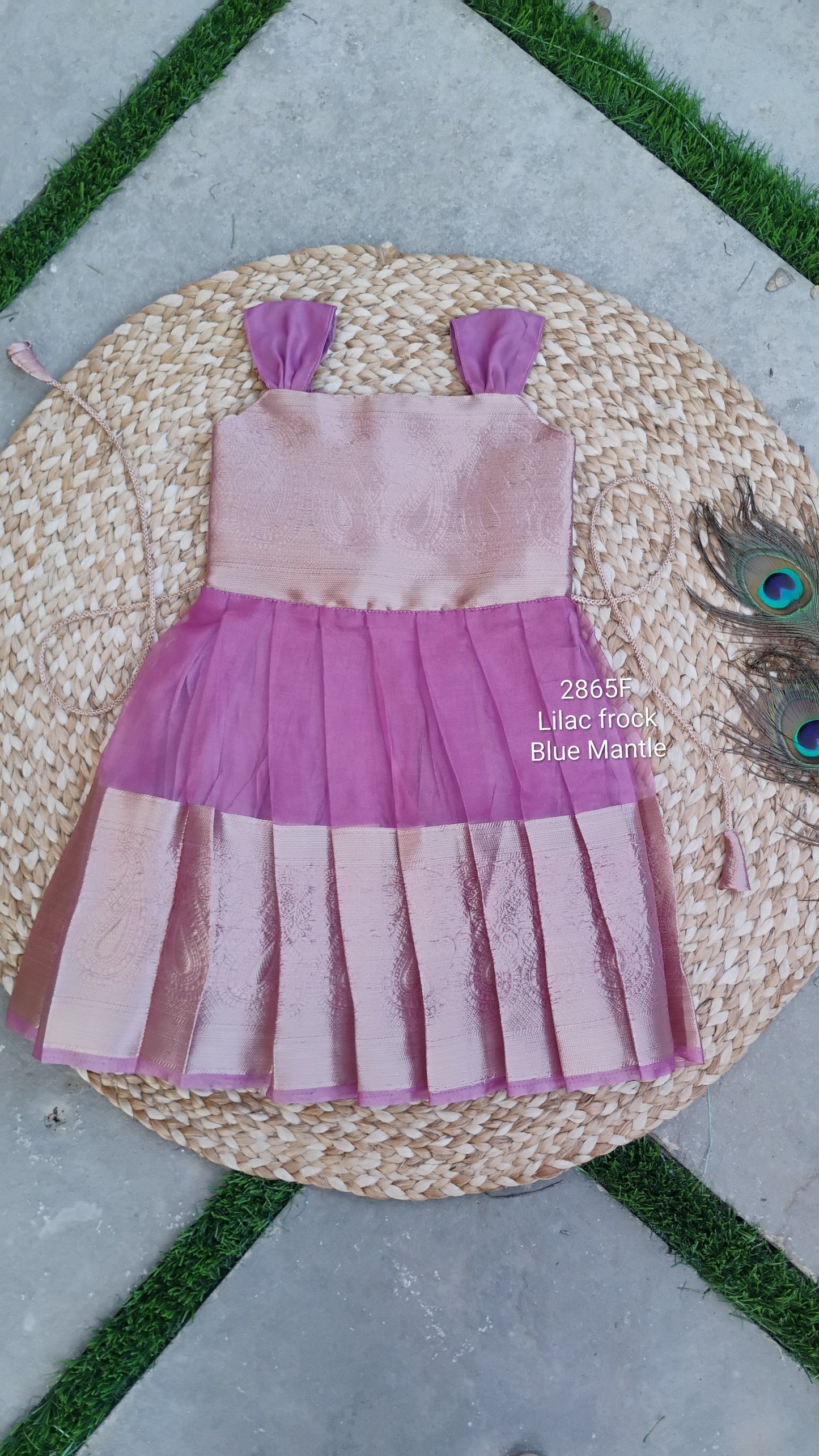 2865F: Lilac frock- Ready to Dispatch
