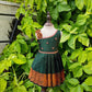 2866F- Bottle Green Frock- Ready to Dispatch