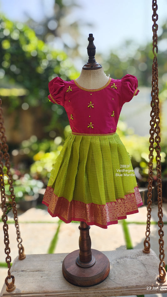 2883F: "Vaidhegee Frock" - Ready to Dispatch